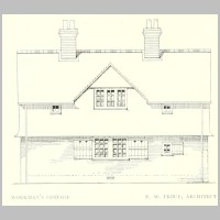 Troup, Elevation, Workman's Cottage, The Studio, 1901.png